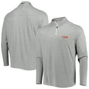 Men’s Nike Gray TOUR Championship Vapor Performance Raglan Quarter-Zip Jacket